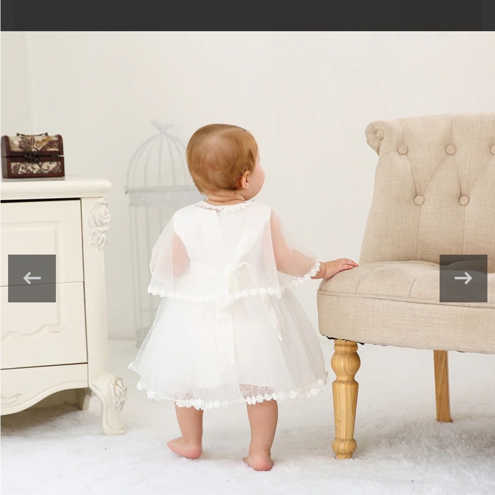 Toddler Baptism Dress - Picture 3 of 8